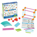 Learning Resources Stem Explorers Geomakers 58 Pcs Kids 5 Toy 3D Building LER 9293