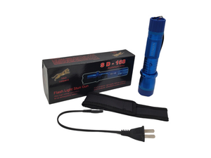 aluminum rechargeable led flashlight with built-in stun gun Rechargeable SD-168 Aluminum Alloy Flashlight with LED Flashlight, Rec – Malabar Hat Company