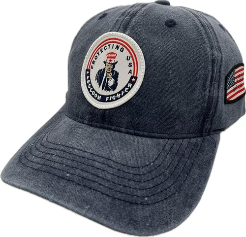 Trump Hat Trump 2024 MAGA Hat Trump 2024 Hat Make America Great Again Hat Adjustable Baseball Cap (Freedom Fighter Blue)