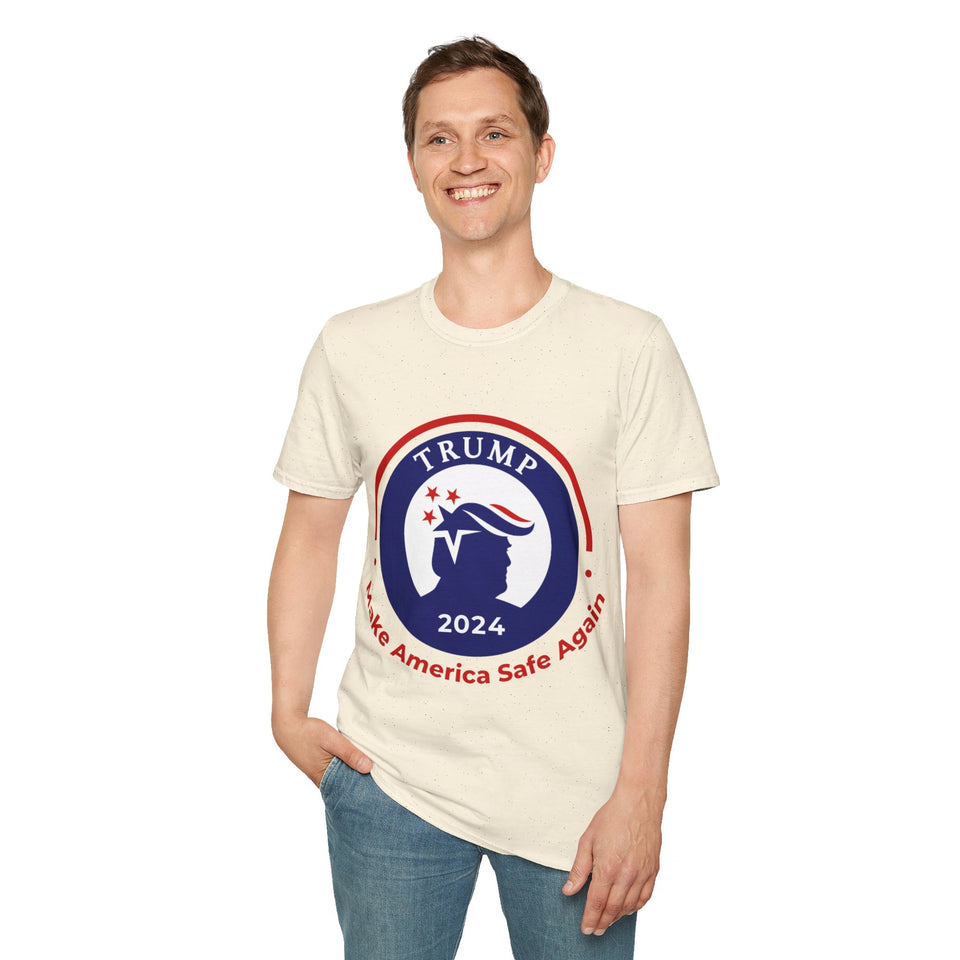 Trump 2024 Shirt, Make America Safe Again, Donald Trump, Republican Shirt, Political Shirt, USA Flag Shirt, America Shirt, Election Shirt