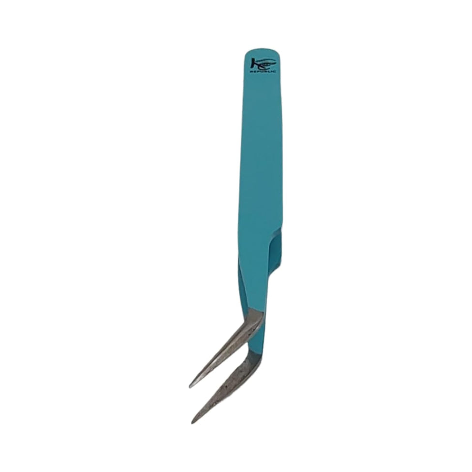 Eyebrow Extensions Kit with 2 Trays of Mink Eyebrows in Blonde/Light Brown, Eyebrow Glue Clear & Extension Tweezers, Comes on Mixed Length Trays 5-8 mm Mix (Light Brown 2-Pack, Turquoise Tweezer)