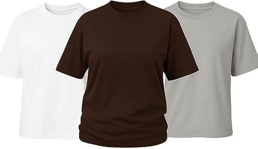 Classic Unisex Crew Neck T-Shirt – Soft Cotton Short Sleeve Tee for Men & Women – Casual Everyday Shirt