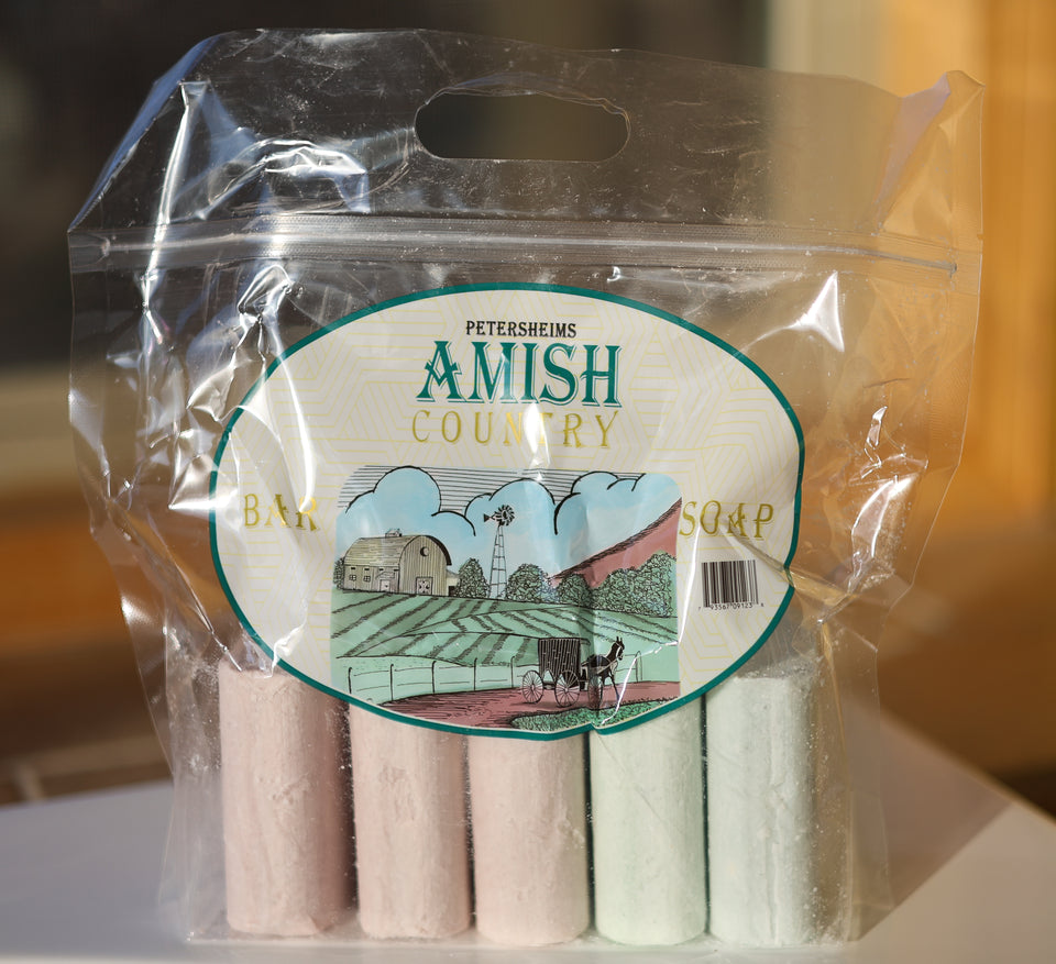 PETERSHEIMS All Natural Amish Country Bar Moisturizing Face and Bath Soap (5pack)