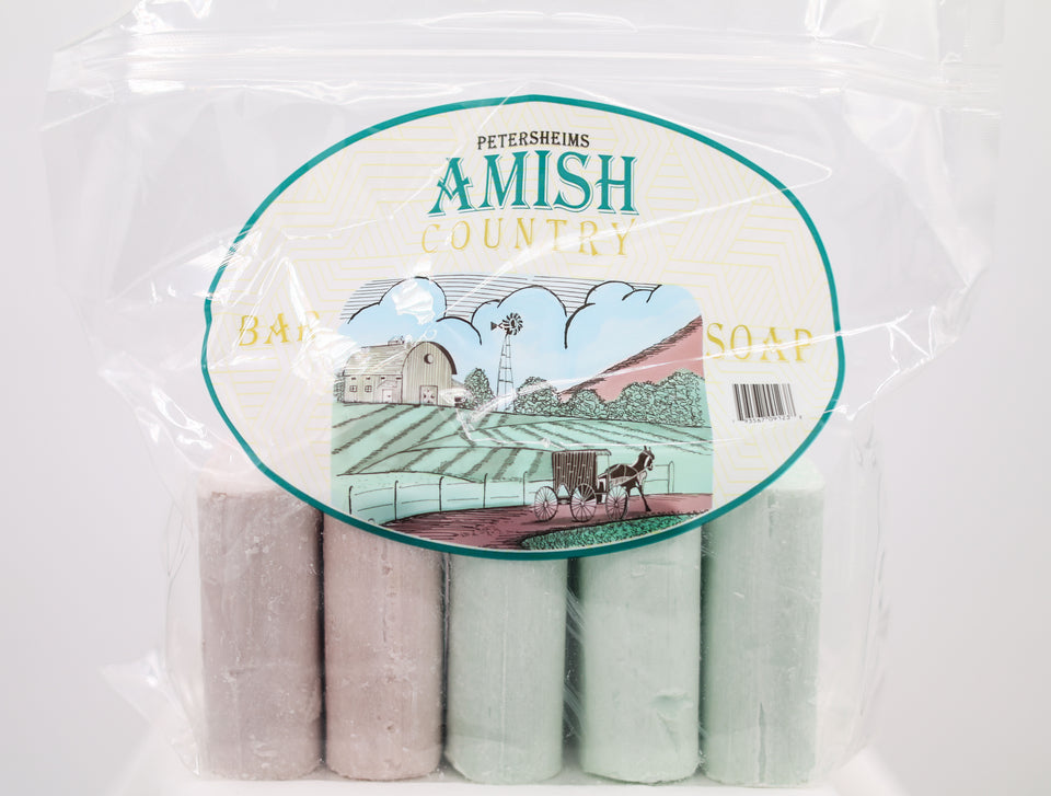 PETERSHEIMS All Natural Amish Country Bar Moisturizing Face and Bath Soap (5pack)