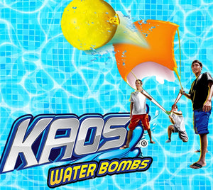 Kaos Water Balloon Launcher, Water Balloon Slingshot, 30 Colorful Water Balloons & Rapid Water Injection Tool for Kids and Adults, (1 Pack) 200 Feet Range Water Bomb Sling shot Set. 181-1