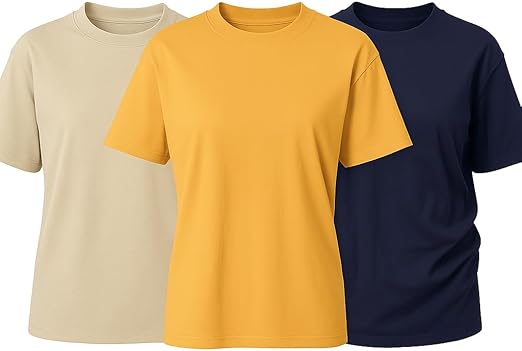 Classic Unisex Crew Neck T-Shirt – Soft Cotton Short Sleeve Tee for Men & Women – Casual Everyday Shirt