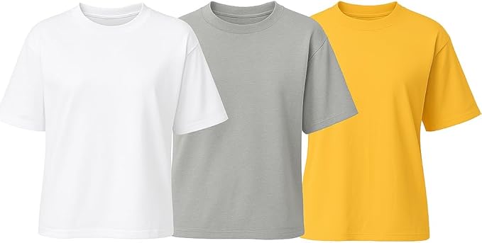 Classic Unisex Crew Neck T-Shirt – Soft Cotton Short Sleeve Tee for Men & Women – Casual Everyday Shirt