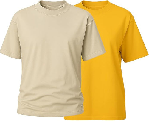 Classic Unisex Crew Neck T-Shirt – Soft Cotton Short Sleeve Tee for Men & Women – Casual Everyday Shirt