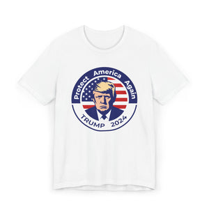 Trump 2024 Unisex Shirt, Protect America Again, Donald Trump, Republican Shirt, Political Shirt, USA Flag Shirt,America Shirt,Election Shirt