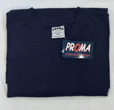 PROMA Men's 100% Cotton T-Shirt – Ultra Soft, Classic Fit, Breathable Casual Shirt Plain Tee (3XL) Blue