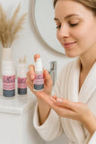 LED Mask Therapy Essentials Set Facial Cleanser Gel, Serum & Cream Set Hydrating, Firming & Pore-Minimizing Skincare Trio Moisturizing, Anti-Aging, Suitable for All Skin Types