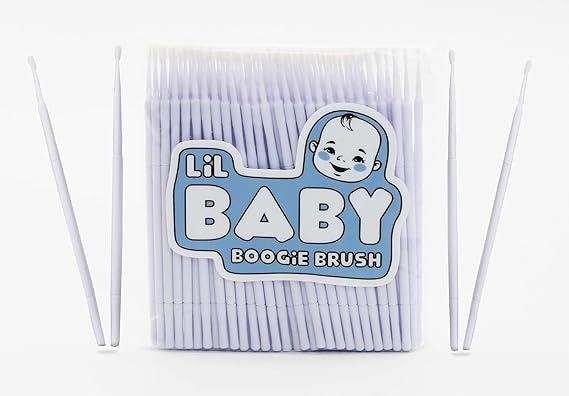 Baby Boogie and Eye Gookie Brushes, Felt Tip Mini Brushes Get in Hard to Reach Places and Clean Earwax, Boogies, and Gookies Easily