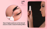 Eyebrow Extensions Kit with 4 Trays of Mink Eyebrows in 2 Dark Brown, 2 Brown, Comes on Mixed Length Trays 5-8 Mm Mix, Eyebrow Extension Glue & Extension Tweezers