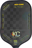 Pickleball Paddle – 18K Carbon Fiber Paddle with Cover, Thermoforming 4-Layer Racket, High Spin CFS Textured, USAPA Approved Lightweight & 16MM Polymer Honeycomb Core