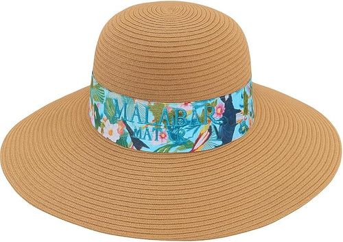 Women’s Wide Brim Foldable Sun Hat – UPF 50+ Packable Summer Beach Hat with Decorative Band