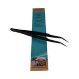 Eyebrow Extensions Kit with 2 Trays of Mink Eyebrows in Dark Brown, Eyebrow Extension Glue Clear & Extension Tweezers, Comes on Mixed Length Trays 5-8 mm KC Republic (Dark Brown 2-Pack, Black Tweezer)