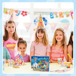 KC Republic 37 Pcs Water Washable Painting & Building Toy Set + 58 pcs Learning STEM Explorers Geomakers for Toddlers and Kids Age 3+ Boys and Girls Stacking Reef Garden Building STEM Toy
