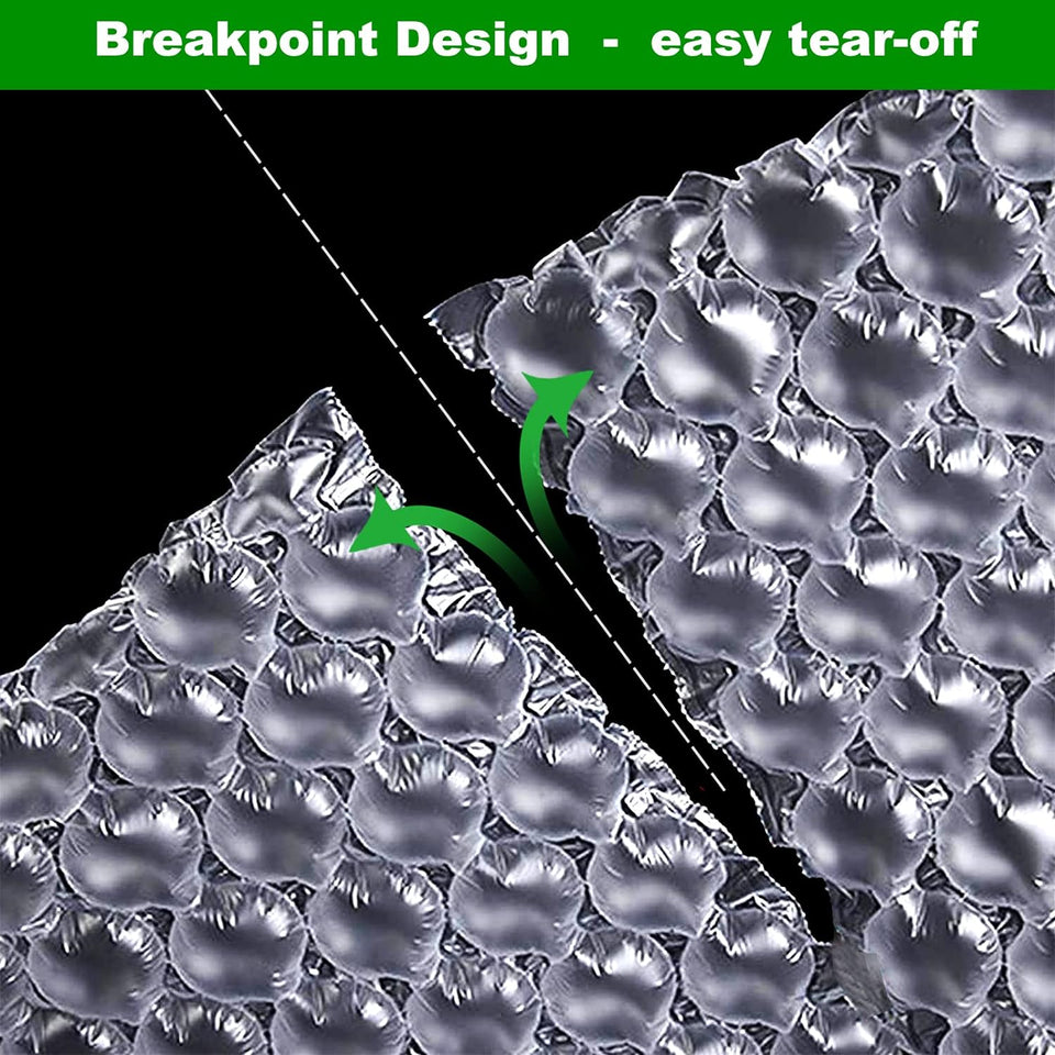 Bubble Cushioning Wrap for Moving & Shipping 100 FT Large Bubbles 7 x 12" sheets