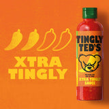 Tingly Ted's Xtra Tingly Sauce Hot Sauce, 9.34 oz Bottle