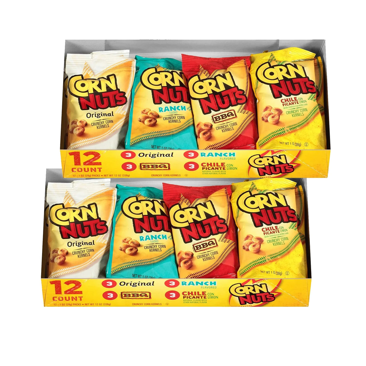 Corn Nuts Original, Ranch, BBQ, Chile Picante con Limon Crunchy Corn K ...