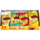 Corn Nuts Original, Ranch, BBQ, Chile Picante con Limon Crunchy Corn Kernels Variety Pack (6 Cases of 12 Bags)