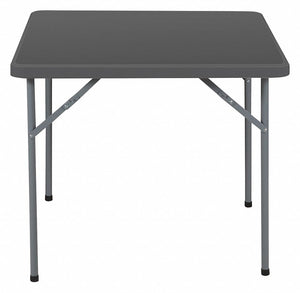 Iceberg Folding Table, Square Shape, Size - 34" x 34"in, Gray