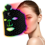 7 Color Red Light Therapy Mask, LED Face Mask Light Therapy, Red Light Therapy for Face, Silicone Face Mask Skin Care at Home with Eye Protection Cushion for Anti Aging Wrinkles