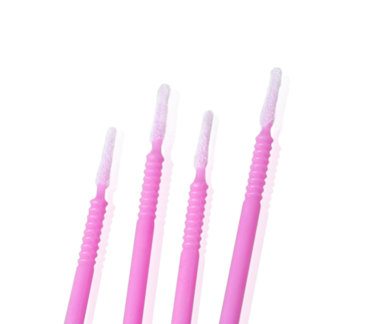 Lashes and Cosmetics Eyelash Extensions Disposable Micro Brushes 100 Pack