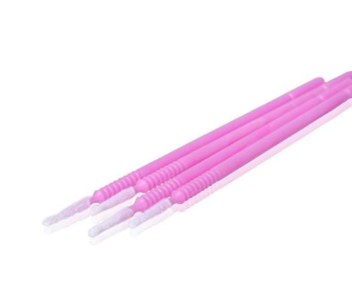 Lashes and Cosmetics Eyelash Extensions Disposable Micro Brushes 100 Pack