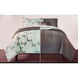 Sugar Studios King 5-Piece Reversible Comforter Set, Includes 2 King Shams, 2 Decorative Pillows, 1 King Comforter
