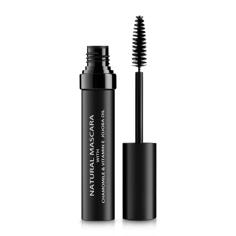 Natural Organic Mascara | 100% Natural Enriched With Chamomile, Vitamin E, Jojoba Oil | Vegan & Gluten Free, Nourishes and Conditions | Cruelty Free Hypoallergenic Safe For Sensitive Eyes