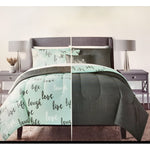 Sugar Studios King 5-Piece Reversible Comforter Set, Includes 2 King Shams, 2 Decorative Pillows, 1 King Comforter