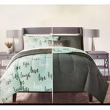 Sugar Studios King 5-Piece Reversible Comforter Set, Includes 2 King Shams, 2 Decorative Pillows, 1 King Comforter