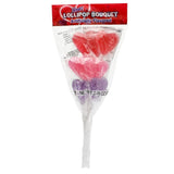 Valentine’s Day Gift – Jumbo 34" Teddy Bear with Heart-Shaped Lollipop Bouquets (8-Count Packs) – Adorable Plush Toy & Sweet Treat Combo