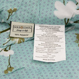 Gold Coast Aqua Blossoms Comforter, Full/Queen