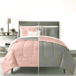Sugar Studios King 5-Piece Reversible Comforter Set, Includes 2 King Shams, 2 Decorative Pillows, 1 King Comforter