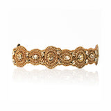 Wedding Headband Headpiece Gold Diamond Rhinestone Adjustable Band to Fit Any Head. Bridesmaid headbands or Bride Headpiece