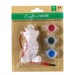 Ceramic Elf Christmas Fun Coloring and Activity Christmas Gift Craft Ornament for Kids and Children's Gift, With FREE Christmas gift bag