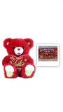 Way To Celebrate Valentine’s Day Large Sweetheart Teddy Bear Red