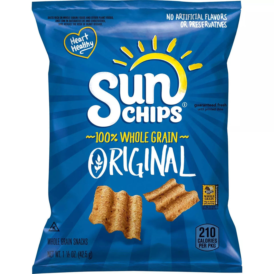 Sun-Chips Whole Grain Mix Variety Pack, 30 Count, 3.75 Pound