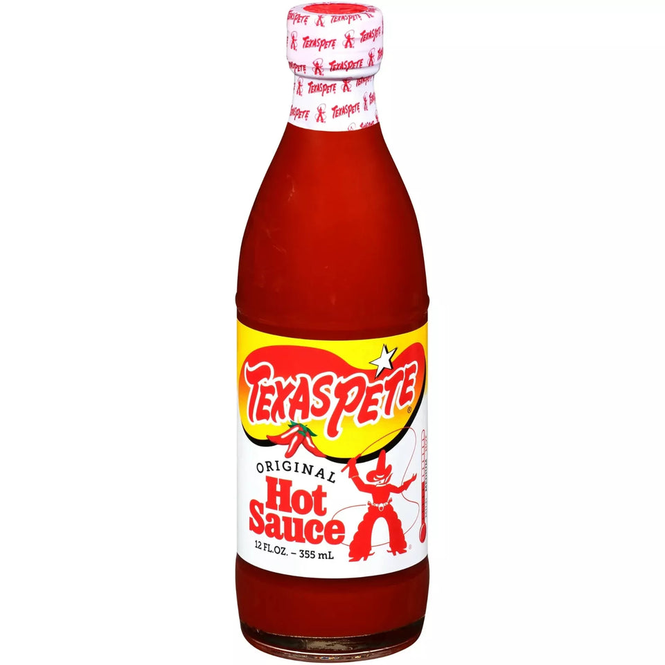 Texas Pete Original Hot Sauce (Pack of 2) Large 12 oz Bottles by Texas Pete