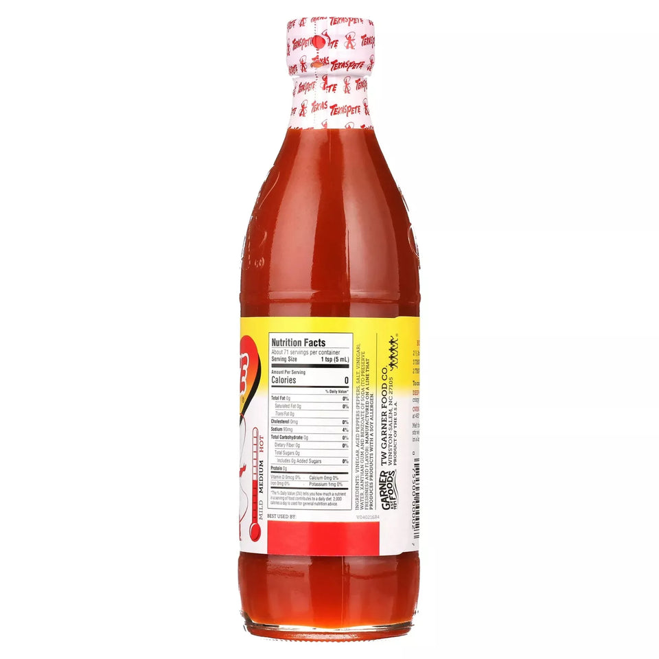 Texas Pete Original Hot Sauce (Pack of 2) Large 12 oz Bottles by Texas Pete