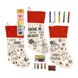 Christmas Stocking Painting & Coloring Kit - FREE Christmas Gift Bag!