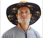 Diver Sun Hat Straw Hat For Beach, Boating, Fishing, Walking, or Hanging By The Pool