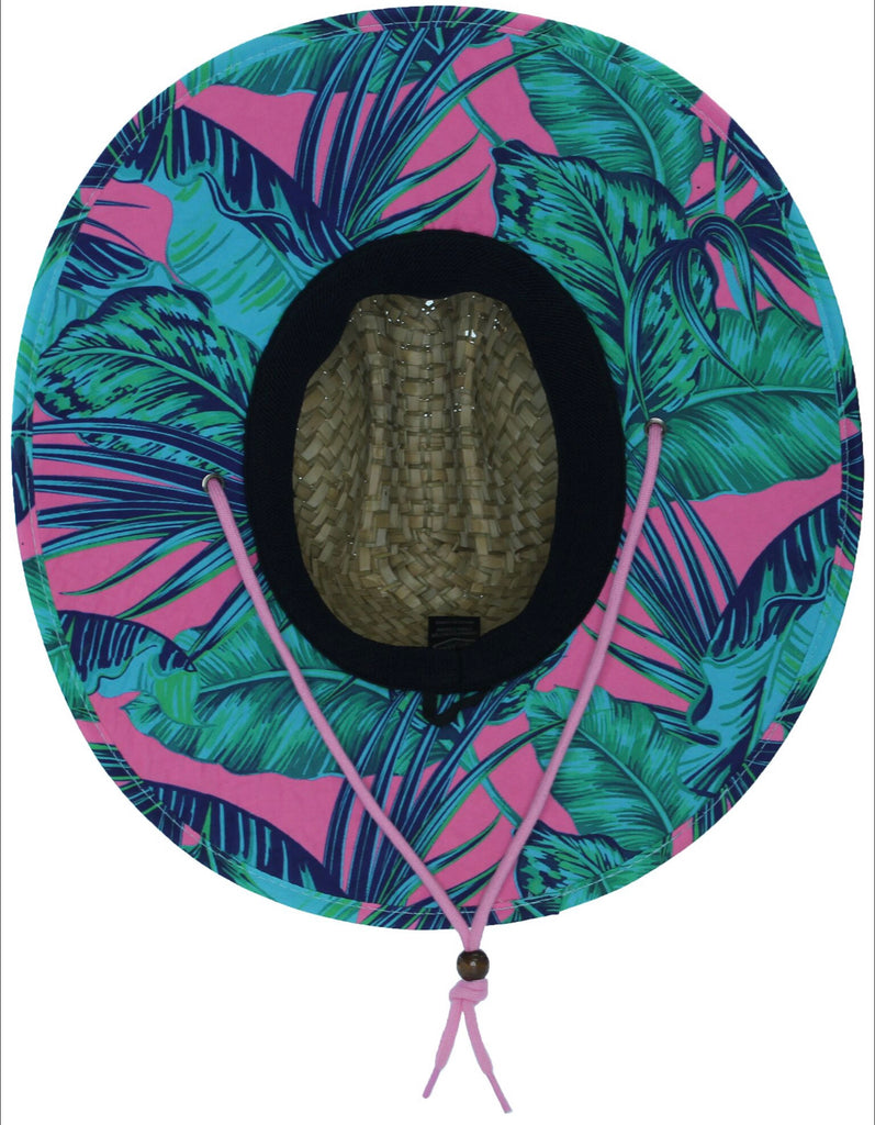 Dolphin fish Fabric Pattern Print Straw Sunhat Men & Women, Lifeguard –  Malabar Hat Company