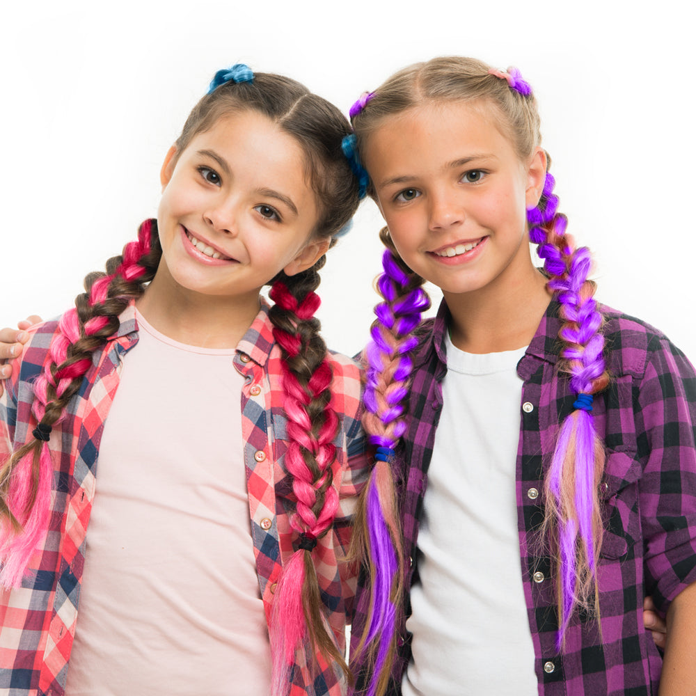 Kids Hair Chalk - JUMBO HAIR CHALK PENS - RAINBOW - Washable Hair Colo –  Malabar Hat Company